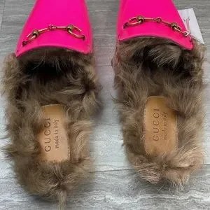 Gucci | Shoes | Nwt Gucci Princetown Fur Lined Horsebit Hot 